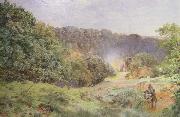 Alfred William Hunt,RWS Finchale Priory (mk46) oil painting artist